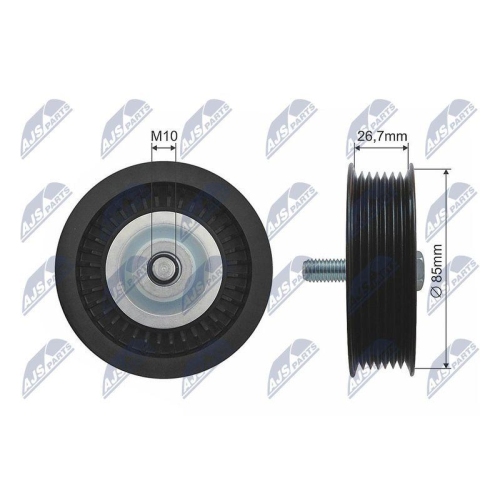Rola intinzator curea transmisie Mercedes Cls (C218), Cls Shooting Brake (X218), E (A207), E (C207), E T-Model (S212), E (W212), Gl (X166), Gle (C292), Gle (W166) 3.0d, 6.0 01.09-, 500335