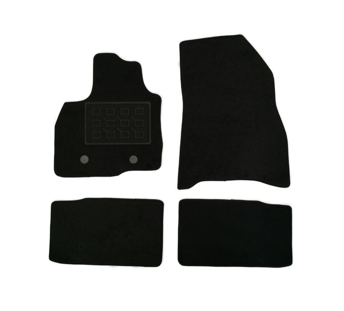 Covorase mocheta Dacia Duster Mild Hybrid 5 persoane 4x4 2024-, culoare neagra, 4 buc.