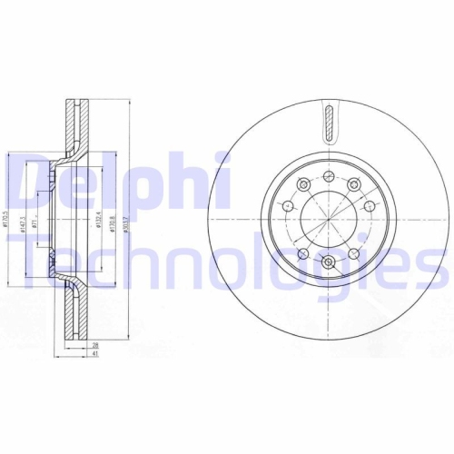 DELPHI Disc frana