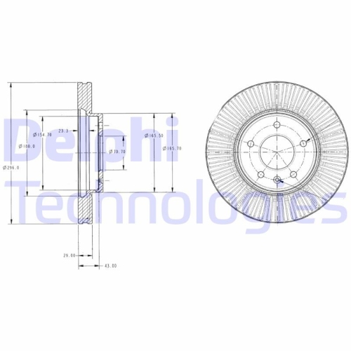 DELPHI Disc frana