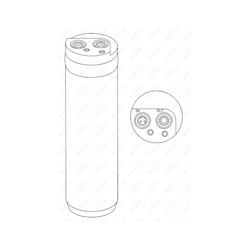 Uscator condensator aer conditionat Opel Corsa C (F08, F68), Tigra Twintop; Renault Symbol 1 (Lb0/1/2) Nrf 33191