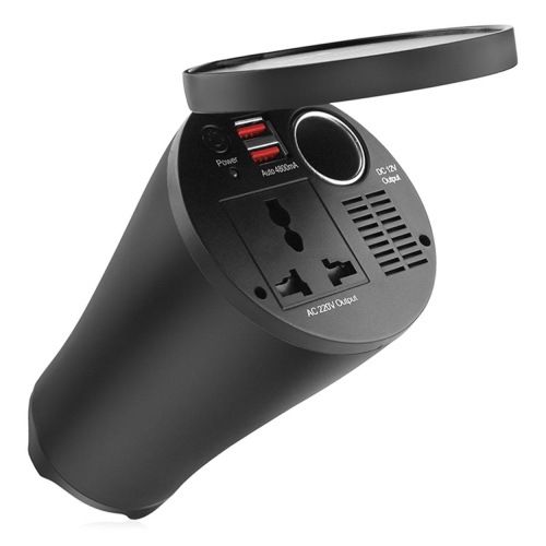 Convertor de tensiune 12V/230V, 150W/300W, 2xUSB, AMiO