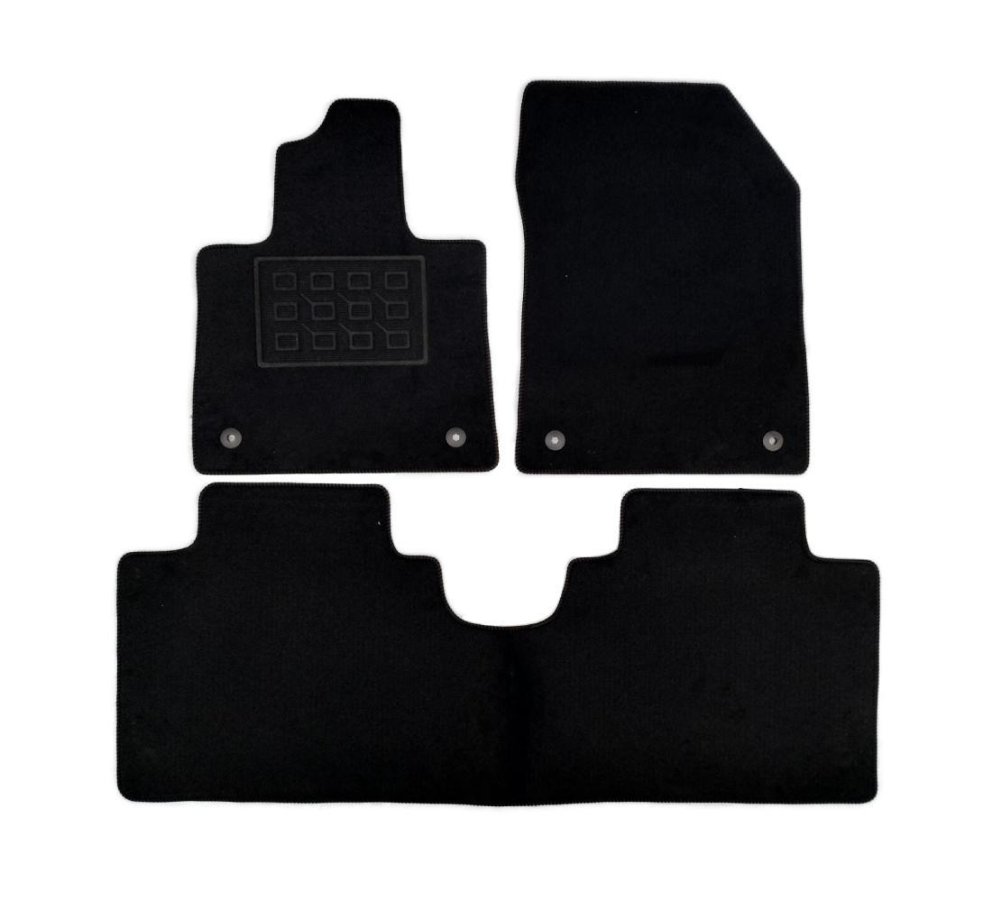 Covorase mocheta Smart #3 Electric 2023-, culoare neagra, 3 buc.