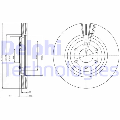 DELPHI Disc frana