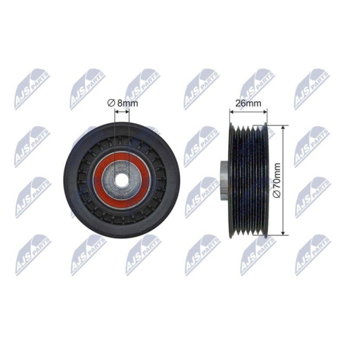 Rola intinzator curea transmisie Mercedes Vito Aut obus (W638) 1996-2003, 140-22