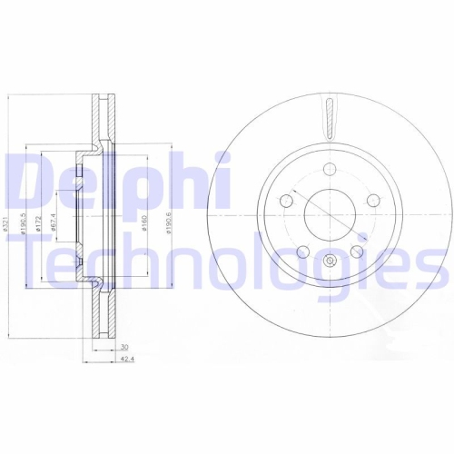 DELPHI Disc frana