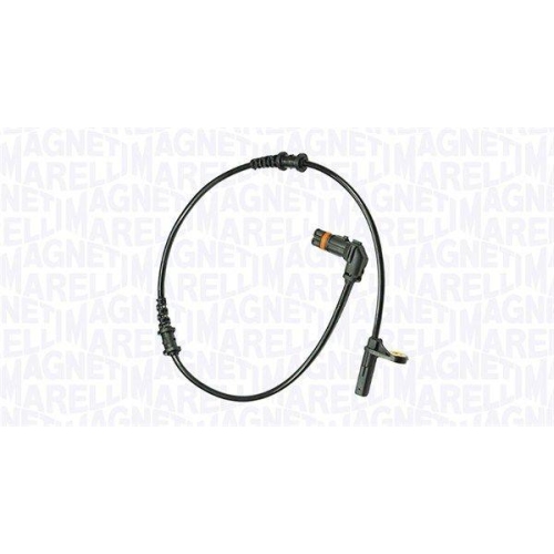 Senzor ABS Mercedes Clasa C (W203) 05.00-12.07, Clasa C Coupe (Cl203) 03.01-06.11, Clasa C T-Model (S203) 03.01-08.07, Clasa CLC (Cl203) 05.08-06.11, Clk (C209) 05.02-03.10, Clk Cabriolet (A209) 06.02-03.10, Slk (R171) 03.04-12.11, Fata, MAGNETI MARELLI