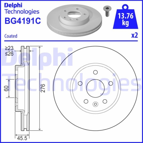 DELPHI Disc frana