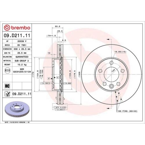 Set disc frana Vw California T5 Camper (7ec 7ef 7eg 7hf) 04.03-08.15, California T6 Camper (Sgc Sgg Shc) 04.15-, Multivan T5 (7hm 7hn 7hf 7ef 7em 7en) 04.03-08.15, Multivan T6 (Sgf Sgm Sgn Shm Shn) 04.15-, Touareg (7la 7l6 7l7) 10.02-01.13, Transporter T5