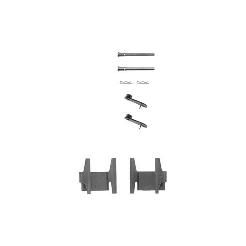 Set accesorii placute frana Delphi LX0151, parte montare : Punte Fata