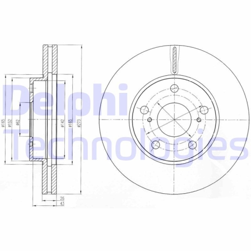 DELPHI Disc frana