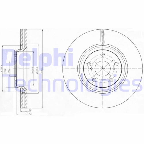 DELPHI Disc frana