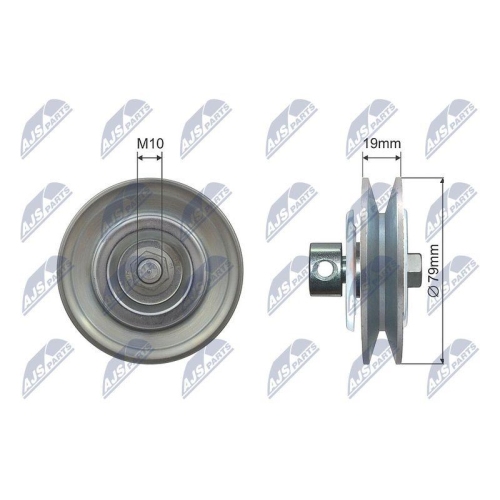 Rola intinzator curea transmisie Nissan Almera 2, Almera Tino, Navara, Np300, Pick Up, Primera, X-Trail, 2.2d, 2.5d 03.2000-, 500482