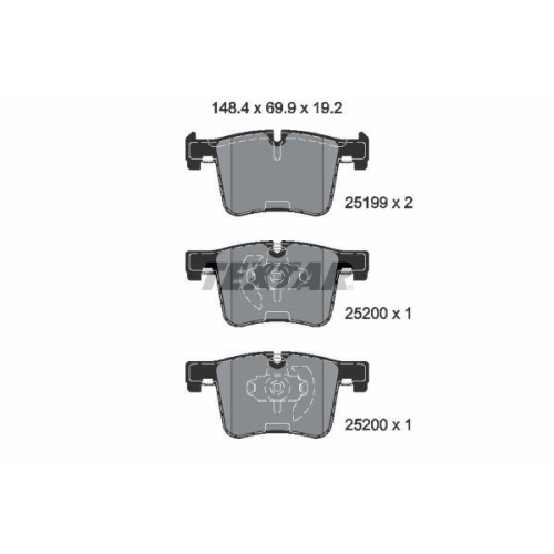 Placute frana BMW 1 (F20) 07.11-06.19, 1 (F21) 12.11-12.19, 1 Van (F20) 03.15-06.19, 2 Cabriolet (F23) 03.14-06.21, 2 Coupe (F22 F87) 10.12-06.21, 3 (F30 F80) 11.11-10.18, 3 Gran Turismo (F34) 07.12-, 3 Touring (F31) 07.12-06.19, 3 Touring Van (F31) 07.12