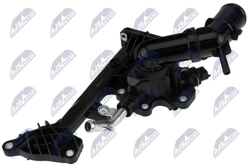 Termostat cu carcasa Fiat Doblo 2009-, Ducato 2006-, Tipo 2015-, 500l/X 2012-, Opel Combo 2012-, Jeep Cherokee 2013-, Compass 2016-, Renegade 2014-, Suzuki Sx4 S-Cross 2013-, Vitara 2015-; K68294290AA; NTY, aftermarket