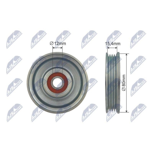 Rola intinzator curea transmisie Nissan Cabstar, Np300 Navara, Nt400 Cabstar, Pathfinder 3 2.5d 01.2005-, 379-133