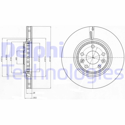 DELPHI Disc frana