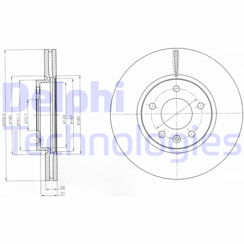 DELPHI Disc frana