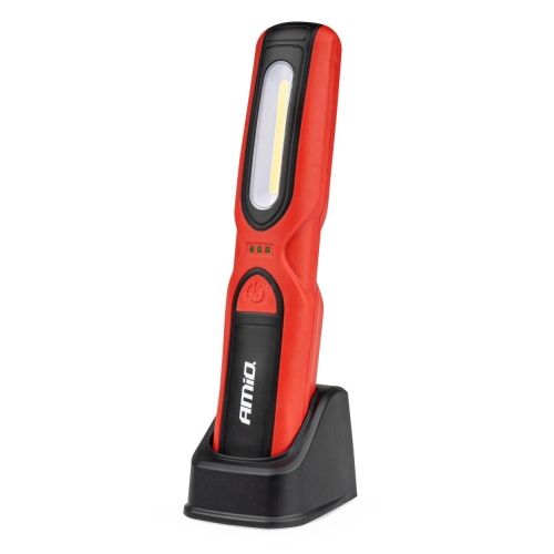 Lanterna de lucru cu magnet incorporat, 5W, 6500K, 2600mAh, AMiO