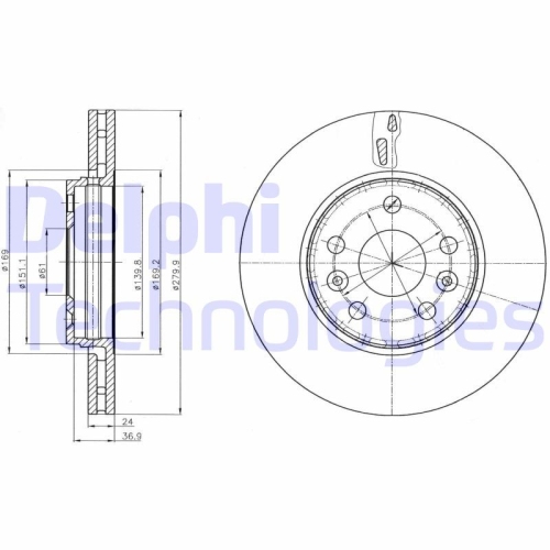 DELPHI Disc frana