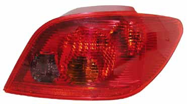 Stop spate lampa Peugeot 307 Hatchback 03.2001-09.2005 TYC 11-0249-01-2, fara suport becuri; partea Dreapta