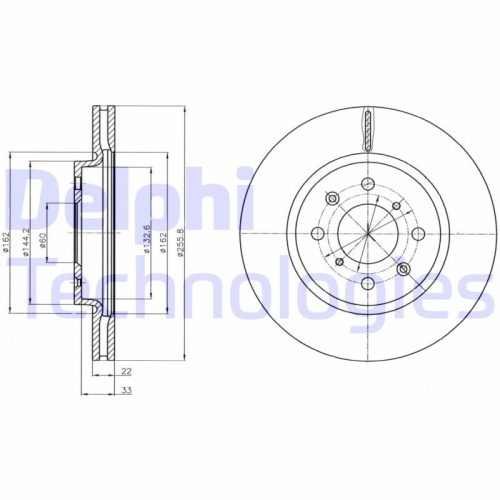 DELPHI Disc frana