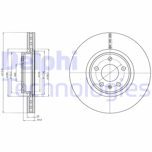 DELPHI Disc frana