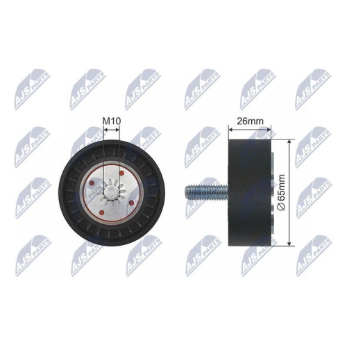 Rola intinzator curea transmisie Opel Antara A 2.0d 07.2006-, 490-97