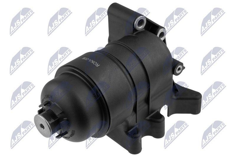 Capac, carcasa filtru ulei Kia Sorento 2.2 D, Hyundai Santa Fe 2.2 D 2009-; 263102F011; NTY, aftermarket