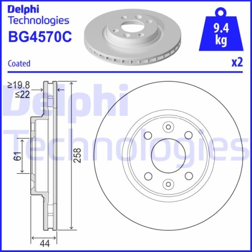 DELPHI Disc frana