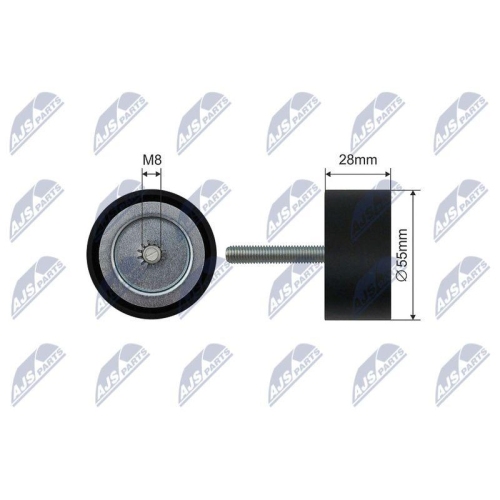 Rola intinzator curea transmisie Opel Astra J, Astra J Gtc, Astra K, Cascada, Insignia A, Insignia A Country, Insignia B, Insignia B Grand Sport, Zafira C 1.6 06.12-, 500656