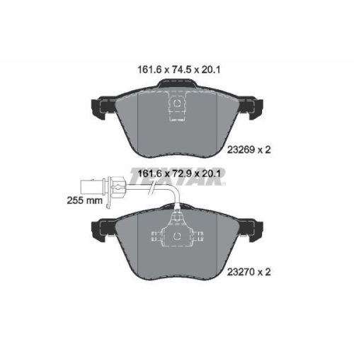Placute frana Ford Galaxy I (Wgr) 03.95-05.06, Galaxy Mk I Van (Wgr) 03.95-05.06; Seat Alhambra (7v8 7v9) 04.96-03.10, Alhambra Van (7v8 7v9) 03.96-03.10; Vw California T4 Camper (7dj 7dk 70j) 09.90-08.04, Sharan (7m8 7m9 7m6) 05.95-03.10, Sharan Van (7m)