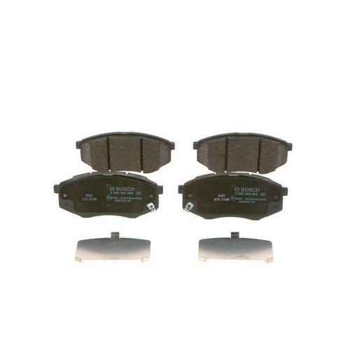 Placute frana Hyundai Ix20 (Jc), 11.2010-, BOSCH 0986494692