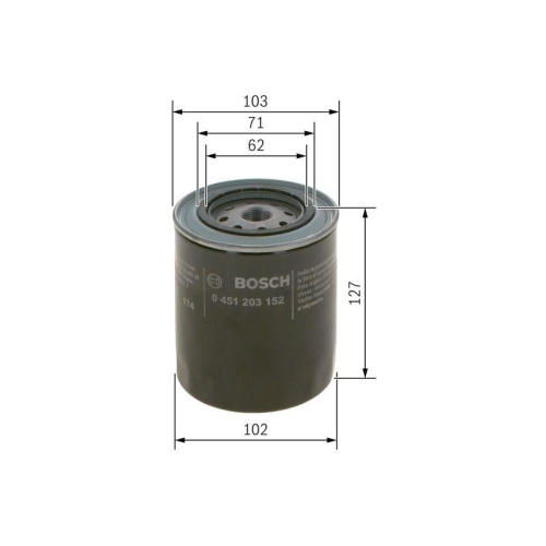 BOSCH Filtru ulei
