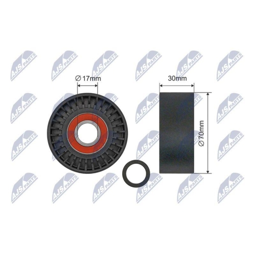 Rola intinzator curea transmisie Porsche 911 2004-2013, Boxster 2004-2013, Cayman 2005-2013, 500382