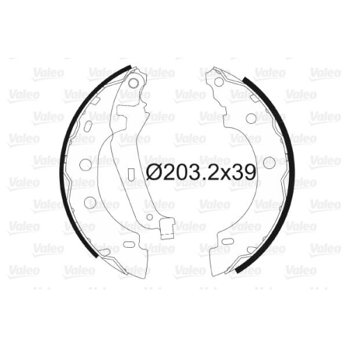 VALEO Set saboti frana