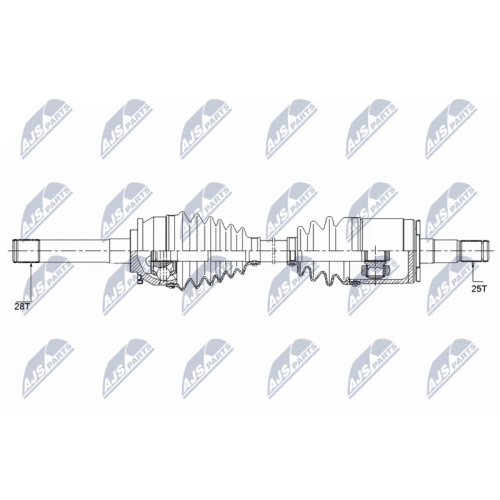 Planetara Mitsubishi L200 4wd 2.4, 2.5td 1996-2002, Pajero 2.5td, 3.0v6 CV Automata 1995-2000, Pajero Sport 1996-, Fata, Stanga, MR276871