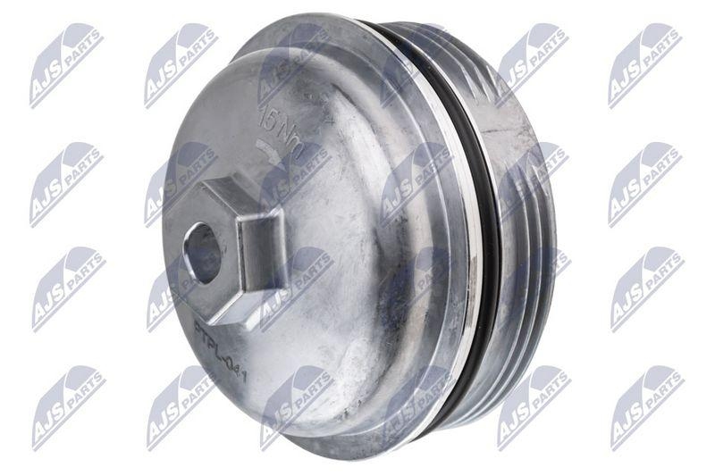 Capac, carcasa filtru ulei Opel Astra G 1.8 2000-, Vectra B 1.8 1995-; 90543942; NTY, aftermarket