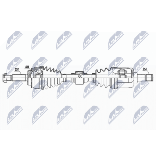 Planetara Mitsubishi Lancer 1.6 2003-, Dreapta, CV Manuala, NPW-MS-049