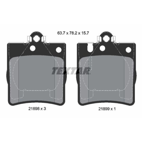 Placute frana Mercedes Clasa C (W203) 05.00-12.07, Clasa C Coupe (Cl203) 03.01-06.11, Clasa C T-Model (S203) 03.01-08.07, Clasa CLC (Cl203) 05.08-06.11, Clk (C208) 06.97-12.03, Clk (C209) 05.02-03.10, Clk Cabriolet (A209) 06.02-03.10, Clk Convertible (A20