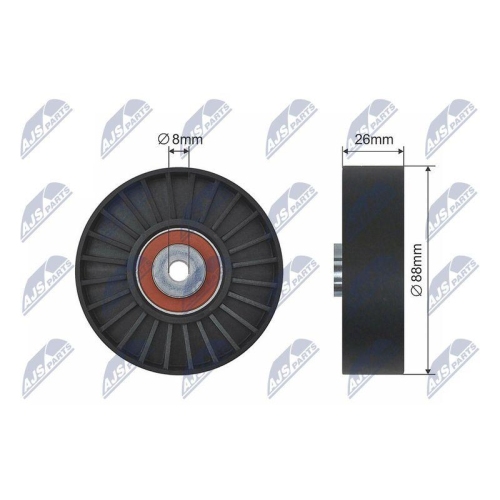 Rola intinzator curea transmisie Renault Laguna I, Volvo 850, 960, S70, V70 I, 2012-20