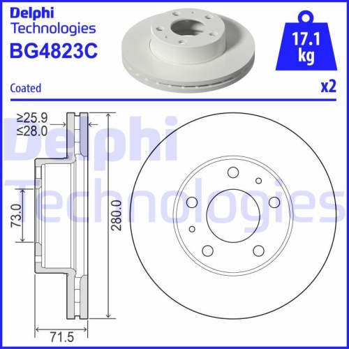 DELPHI Disc frana