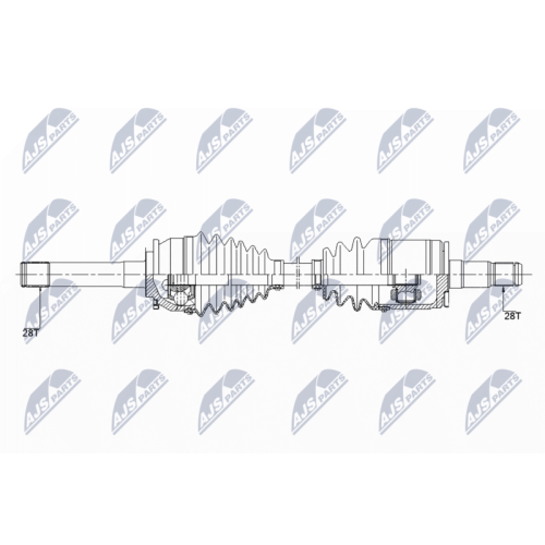 Planetara Mitsubishi Pajero Sport 3.0v6 1998-, Fata, Stanga, MR276859