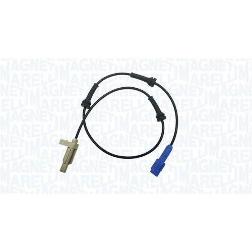 Senzor ABS Peugeot 206 Cc (2d) 09.00-12.08, 206 Liftback (2a/C) 08.98-12.12, 206 Saloon 03.07-, 206 Sw (2e/K) 07.02-, Spate, MAGNETI MARELLI