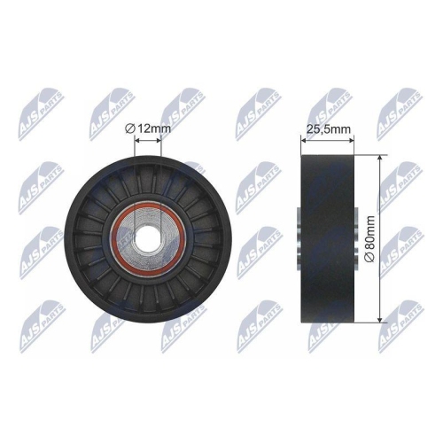 Rola intinzator curea transmisie Saab 9000 2.0, 2.3 09.88-12.98, 37-53