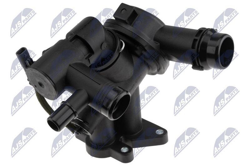 Termostat cu carcasa Land Rover Discovery V 2.0 2017-, Sport 2.0 2017-, Range Rover Evoque 2.0 2017-, Velar 2.0 2017-; LR106640; NTY, aftermarket