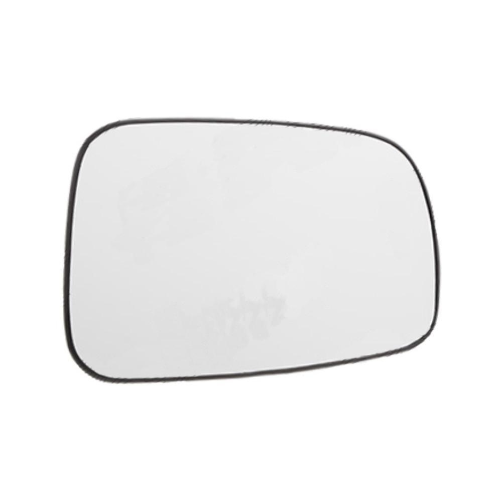 Geam oglinda exterioara cu suport fixare Toyota Corolla Verso (Zer/Zze), 06.2004-03.2009, partea Dreapta, incalzit; sticla convexa; geam cromat, Aftermarket