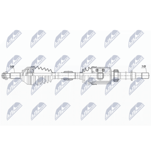 Planetara Nissan Altima 2.5, 2.5hybrid L32, D32 2007-2012, Dreapta, CV Automata, CV Manuala, 39100-JA000