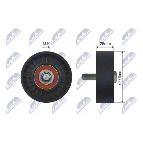 Rola intinzator curea transmisie Seat Leon, Toledo 2; Skoda Octavia I; Vw Bora, Bora I, Golf 4 1.4, 1.6, 2.0 09.1996-12.2013, 2022-36