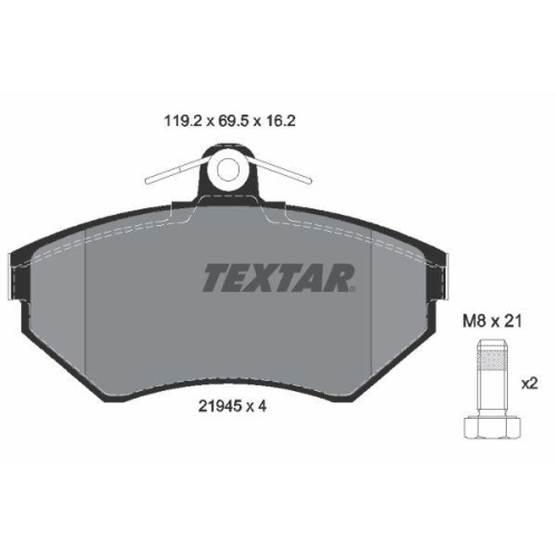 Placute frana Seat Arosa (6h1), Cordoba (6k1, Cordoba Vario (6k5), Cordoba Vario Box / Estate (6k5), Ibiza 2 (6k1), Inca (6k9), Toledo I (1l2); Vw Caddy 2 Box (9k9a), Caddy 2 Mpv (9k9b), Golf 3 (1h1), Golf 3 Cabriolet (1e7), Golf 3 Van (1h1), Golf 3 Varia